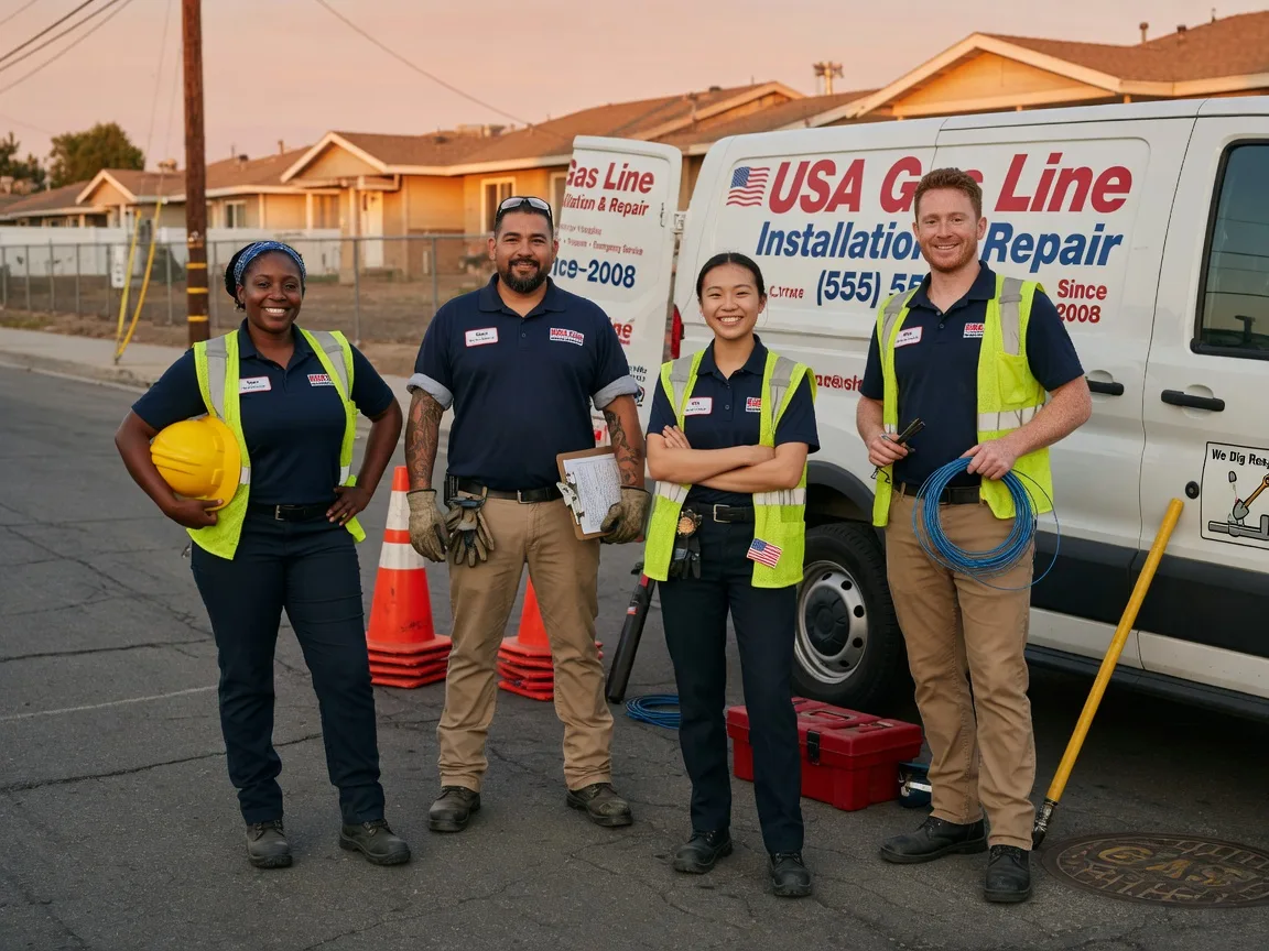 Gas Line Installation company in Julian, NE